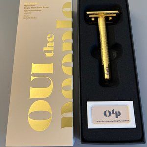 NIB Oui The People Razor Matte Gold